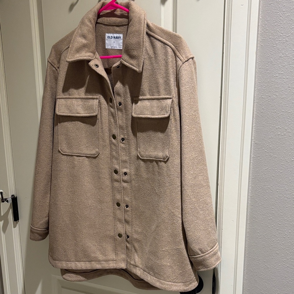 Old Navy Women's Utility Jacket (M) in Tan